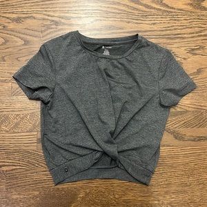NWOT Buffbunny cropped knotty tee